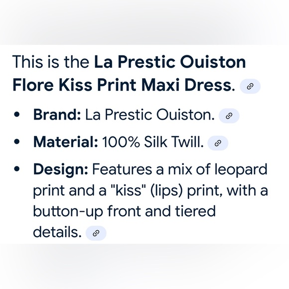 LA PRESTIC OUISTON- Flore kiss print with leopard print silk maxi dress - Picture 10 of 10